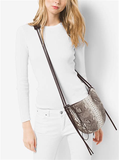 Sedona Medium Python Shoulder Bag 